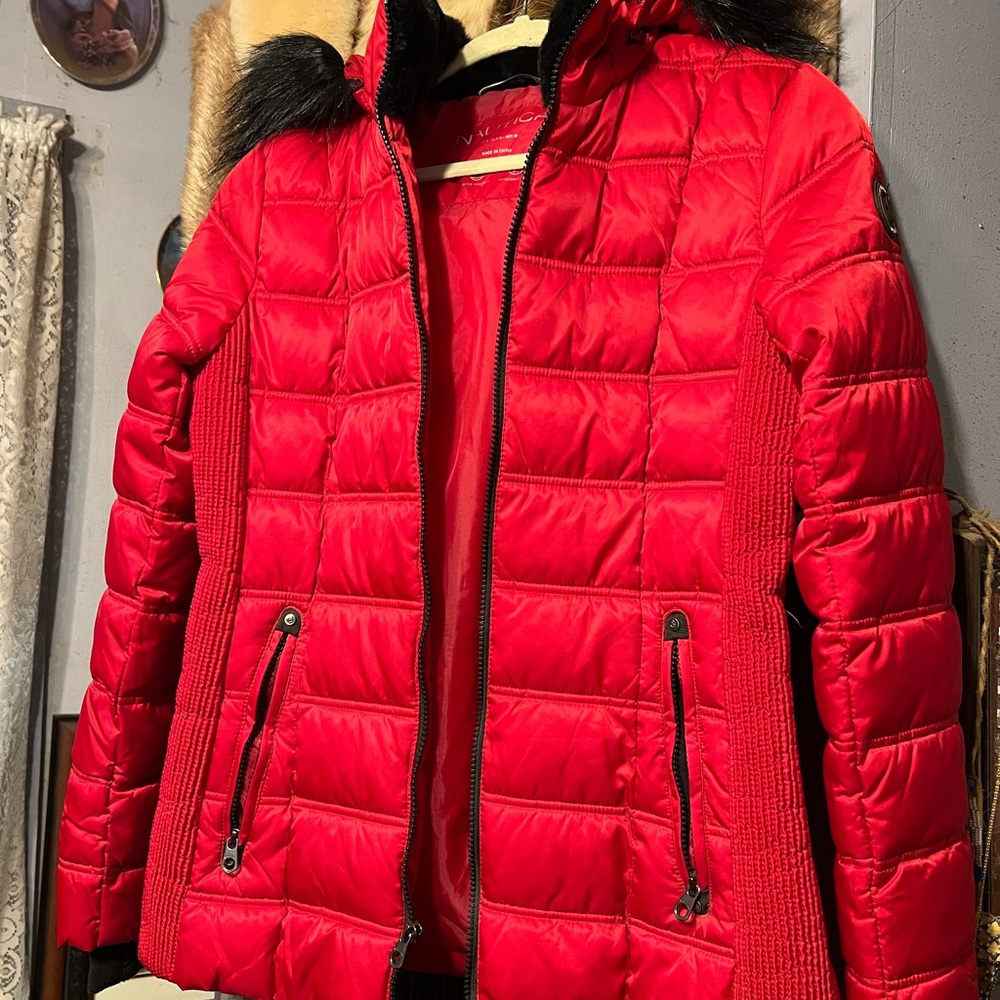 Nautica size small hooded jacket
